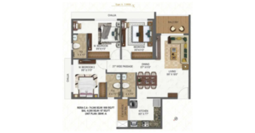 Sai Satyam Exclusive Homes Floor Plans